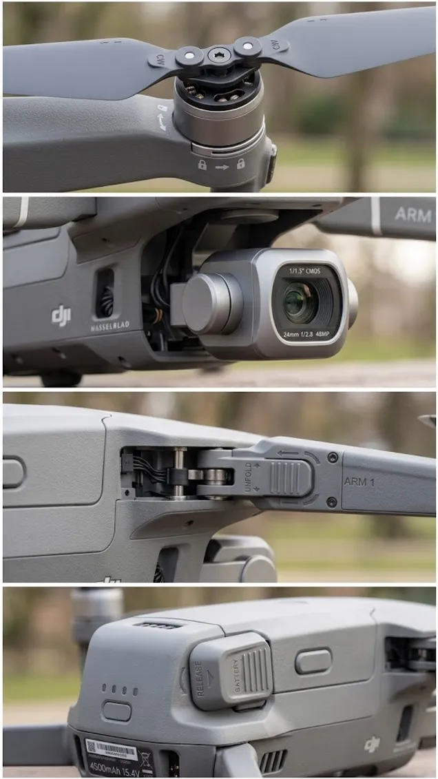 4 Close-ups, made on a Products board